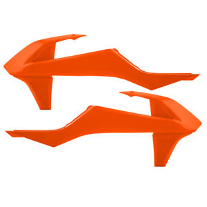Acerbis radiator kappen Oranje KTM SX 125/150/250 16-18 & SX-F 250/350/450 16-18 & EXC 250/300 17-19 & EXC-F 250/350/450/500 17-19