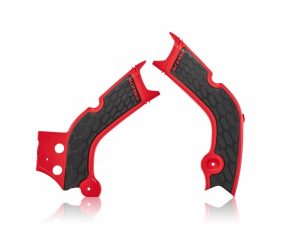Acerbis X-Grip frame beschermers rood / zwart Honda CRF 450R/RX 19