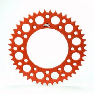 Renthal achtertandwiel 49 tands aluminum Oranje KTM SX/SX-F/EXC/EXC-F 1990- & Husqvarna TC/FC/FE/TE 125/150/250/350/450/501 2014-
