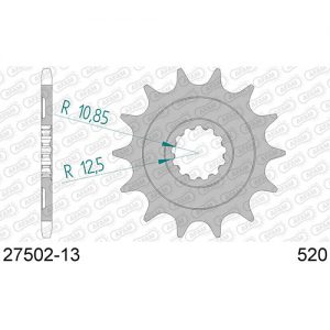 AFAM voortandwiel staal Kawasaki KX 450F 06- & KLX 450R 07-18