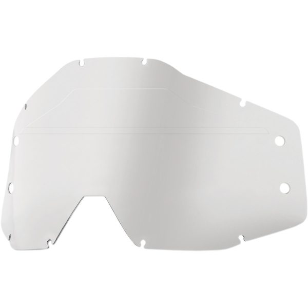 100% Forecast Clear lens met modder vizier voor 100% Strata/Accuri Forecast crossbrillen