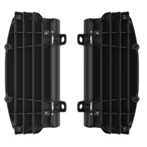 Polisport radiator lammellen plastic Zwart KTM SX 125/150 16-18 & SX 250 17-18 & SX-F 250/350/450 16-18 & EXC 250 17 & EXC 250 TPI 18-19 & EXC 300 TPI 18-19 & EXC-F 250/350/450/500 17-18 & Husqvarna TC 125 16-18