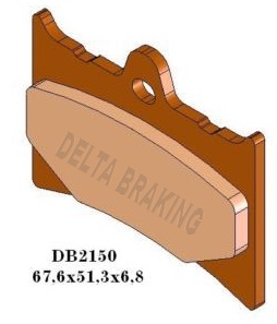 Delta Braking Voor/Achter remblokken DB2150 type N
