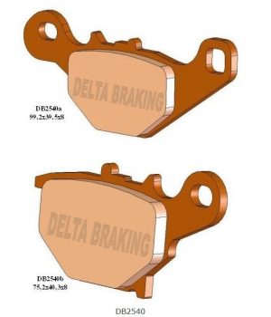 Delta Braking Achter remblokken DB2540 Type N