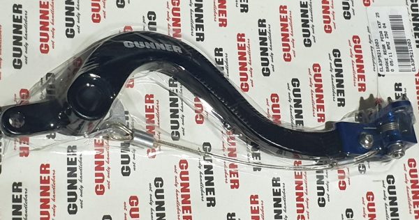Gunner Rempedaal + Brake Saver zwart Kawasaki KX 250F 05-19 & Suzuki RM-Z 250 05-06