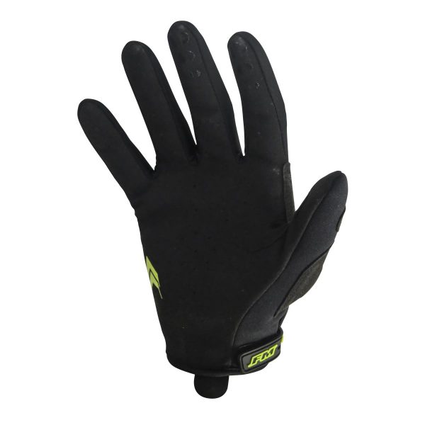 FM Racing Maat M X26 Enduro Neoprene gloves Fluo Yellow / Black - Afbeelding 2