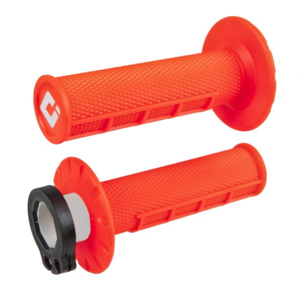 Odi Lock-On handvaten alle 2+ 4 takt Half Waffle Fluor Oranje