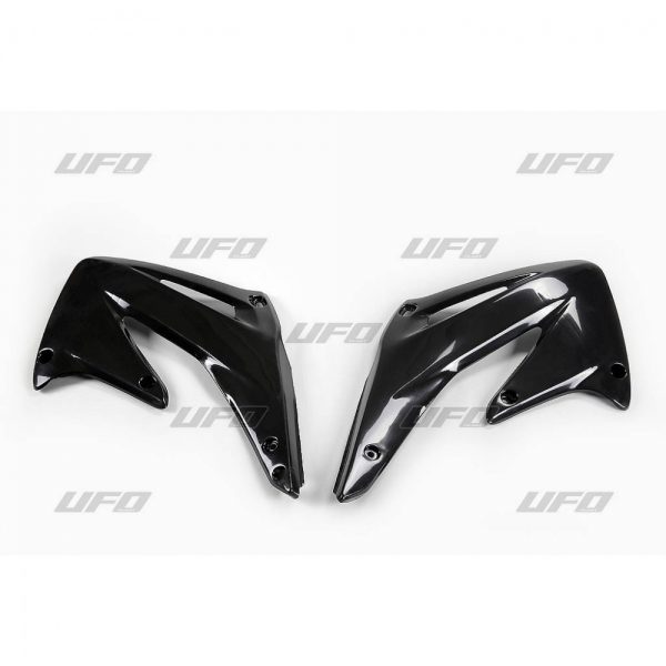 UFO radiator kappen zwart Honda CRF 450R 02-04