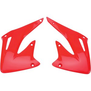 UFO radiator kappen rood Honda CRF 450R 02-04