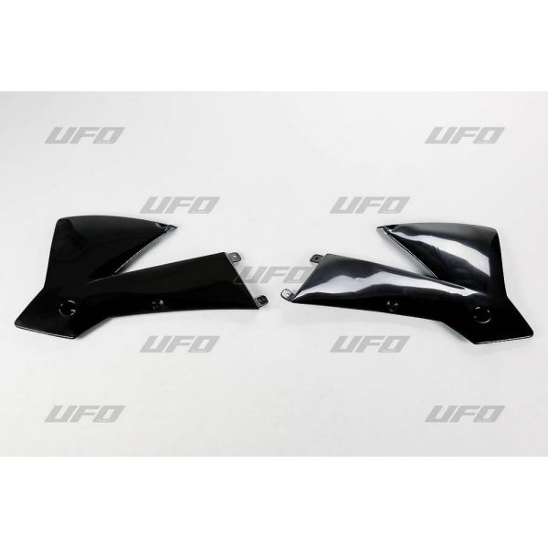 UFO radiator kappen Zwart KTM SX 125 02-04 & SX 250 01-04 & SX 450 03-04 & EXC 125/200/250/300/380/400/450 03-04