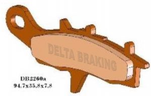 Delta Braking Sintered Voor remblokken DB2260 type N