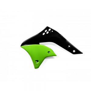 Acerbis Radiator Kappen Zwart / Groen Kawasaki KX 450F 06-08