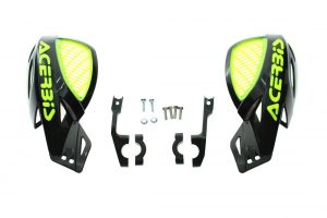 Acerbis Vented Uniko Handkappen Zwart / Fluor Geel