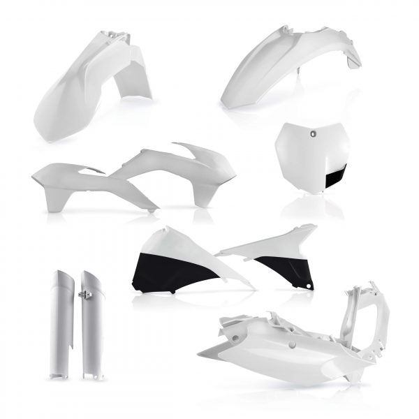 Acerbis plastic kit ( full kit ) Wit KTM SX/SX-F 125/150/250/350/450 13-14