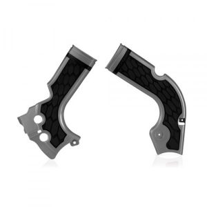 Acerbis X-Grip frame beschermers zilver / zwart Honda CRF 250R 14-17 & CRF 450R 13-16