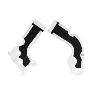 Acerbis X-Grip frame beschermers wit / zwart Honda CRF 250R 14-17 & CRF 450R 13-16