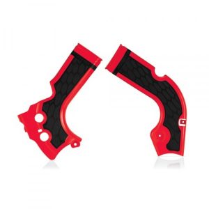 Acerbis X-Grip frame beschermers rood / zwart Honda CRF 250R 14-17 & CRF 450R 13-16