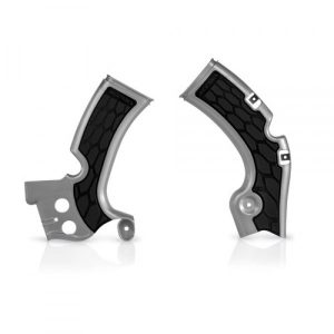 Acerbis X-Grip frame beschermers zilver / zwart Kawasaki KX 450F 09-18