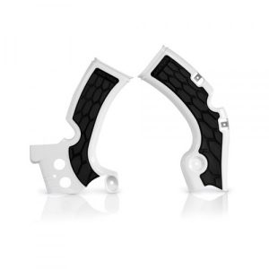 Acerbis X-Grip frame beschermers wit / zwart Kawasaki KX 450F 09-18