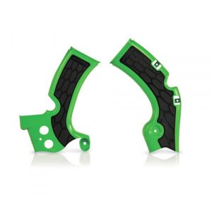 Acerbis X-Grip frame beschermers groen / zwart Kawasaki KX 450F 09-18