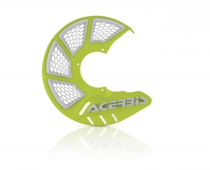 Acerbis X-brake 2 vented voor remschijf beschermer universeel Fluor Geel / Wit