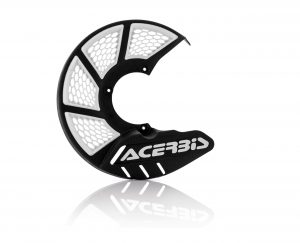 Acerbis X-brake 2 vented voor remschijf beschermer universeel Zwart / Wit