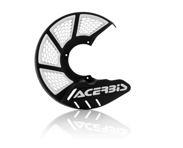 Acerbis X-brake 2 vented voor remschijf beschermer universeel Zwart / Wit