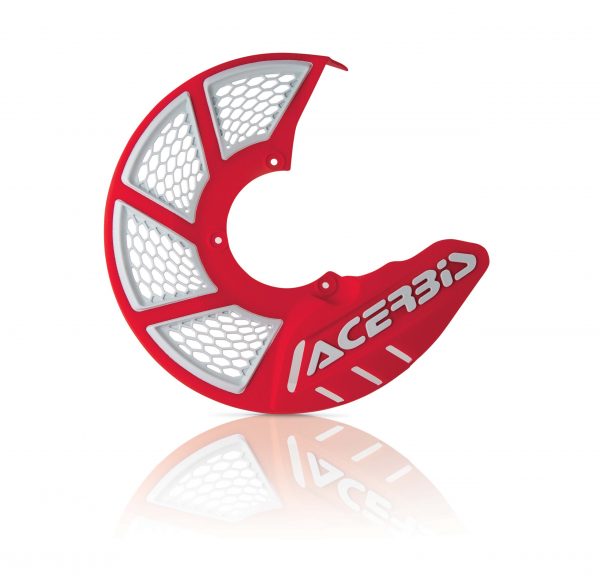 Acerbis X-brake 2 vented voor remschijf beschermer universeel Rood / Wit