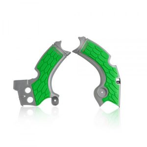 Acerbis X-Grip frame beschermers grijs / groen Kawasaki KX 250F 15-