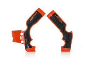 Acerbis X-Grip frame beschermers oranje / zwart KTM SX 65 14- & Husqvarna TC 65 17- & Gas Gas MC 65 2021