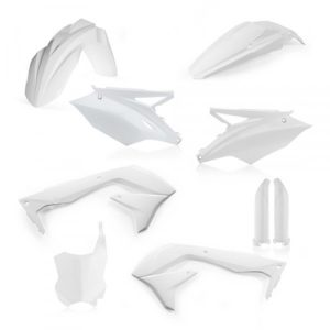 Acerbis full plastic kit Wit Kawasaki KX 450F 18