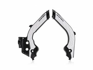 Acerbis X-Grip frame beschermers zwart / wit Husqvarna TC/FC 125/250/350/450 19- & TE 250i/300i 20 & FE 250/350/450/501 20 & Gas Gas EC/MC 125/250/300/350F 2021-