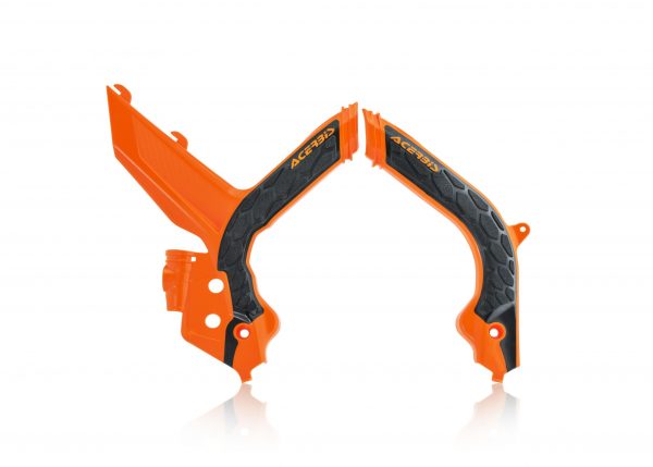 Acerbis X-Grip frame beschermers oranje / zwart KTM EXC 250/300 20- & EXC-F 250/350/450/500 20-