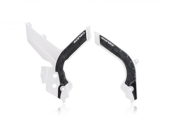 Acerbis X-Grip frame beschermers wit /zwart KTM EXC 250/300 20- & EXC-F 250/350/450/500 20-
