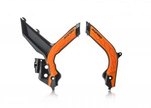 Acerbis X-Grip frame beschermers zwart / oranje KTM EXC 250/300 20- & EXC-F 250/350/450/500 20-