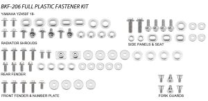 Airtime Volledige plastic set schroeven set Yamaha YZ 250F 19- & YZ 450F 18- & WR 250F 20 & WR 450F 19-