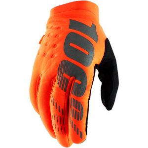 100% koud weer handschoenen Brisker Fluor Oranje ( maat L )