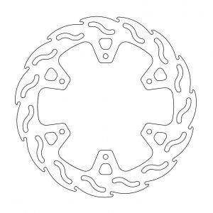 Moto Master Flame achter remschijf ( 240mm )Yamaha YZ 125/250 98-01 & YZ 250F 01 & YZ 400F 99 & YZ 426F 00-01 & WR 250F 01 & WR 400F 99-00 & WR 426F 01