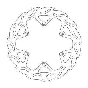 Moto Master Flame voor remschijf ( 245mm ) Yamaha YZ 125/250 92-00 & YZ 400F 98-00 & YZ 426F 00 & WR 400F 98-00