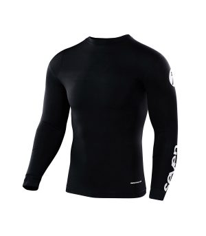 Seven MX cross shirt Zero Staple Compressie Shirt Zwart