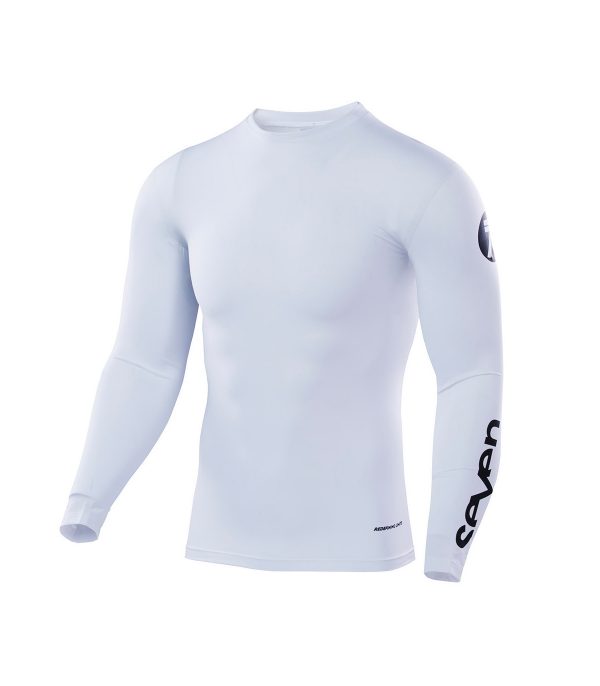 Seven MX cross shirt Zero Staple Compressie Shirt Wit