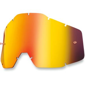 100% rode spiegel lens voor racecraft/accuri/strata