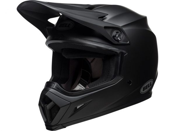 BELL MX-9 Mips Helm Solid Matt Zwart S