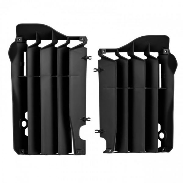 Polisport radiator lammellen plastic Zwart Honda CRF 250R 14-15