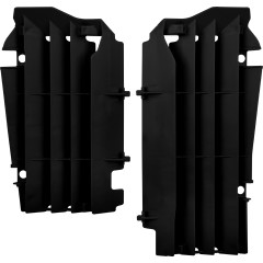 Polisport radiator lammellen plastic Zwart Kawasaki KX 250F 17-