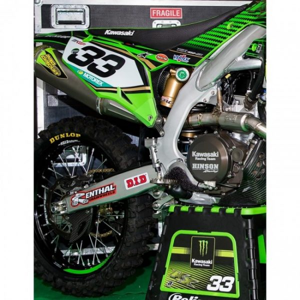 Polisport sticker beschermers transparant zijnummerborden Kawasaki KX 450F 19- - Afbeelding 2