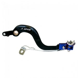 Apico Rempedaal + Brake Saver zwart / blauw YZ 450F 10- & WR 450F 12-