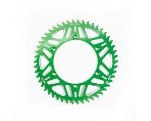 S-teel achtertandwiel 50 tands aluminium Groen Kawasaki KX/KXF 125/250/450