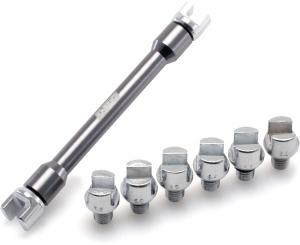 DRC spaaksleutel set Titanium kleur