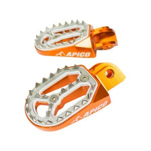 Apico Pro-Bite voetsteunen Oranje KTM SX 85 18- & SX/SX-F 16- & EXC/EXC-F 17- & Gas Gas MC/MC-F/EC/EC-F 2021-